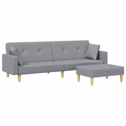 VidaXL 3216240, Gris, mousse, Polyester, Polywood, 770 mm, 550 mm, 310 mm