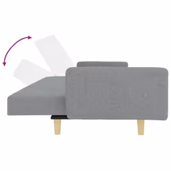 VidaXL 3216240 canapé Gris - Vue supplémentaire 6