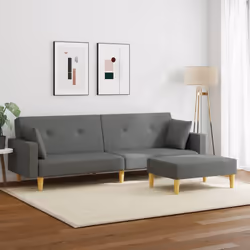 VidaXL 3216241 canapé Gris