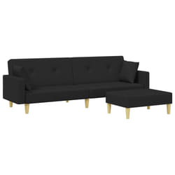 VidaXL 3216242 canapé Noir