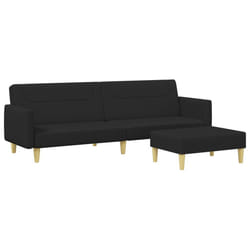 VidaXL 3216245 canapé Noir