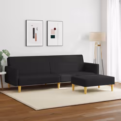 VidaXL 3216245 canapé Noir