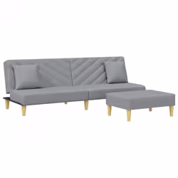 VidaXL 3216255, Gris, mousse, Polyester, Polywood, 770 mm, 550 mm, 310 mm