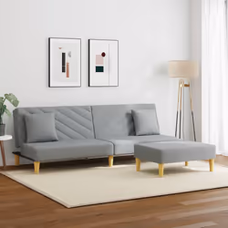 VidaXL 3216255 canapé Gris