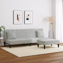 VidaXL 3216262 Ensemble de meubles de salle à manger Gris
