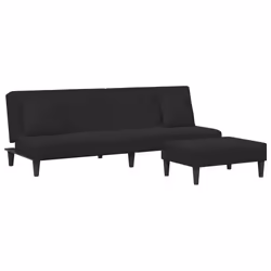 VidaXL 3216265, Noir, mousse, Plastique, Polyester, Bois, 77 cm, 55 cm, 31 cm
