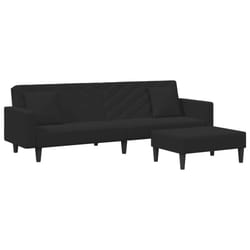 VidaXL 3216271 Ensemble de meubles de salle à manger Noir