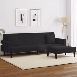 VidaXL 3216271 Ensemble de meubles de salle à manger Noir