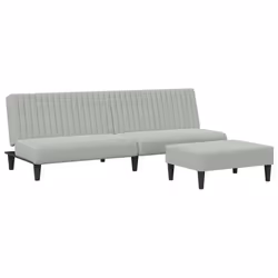 VidaXL 3216274, Gris, mousse, Plastique, Polyester, Bois, 77 cm, 55 cm, 31 cm