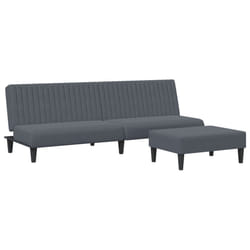 VidaXL 3216275 Ensemble de meubles de salle à manger Gris