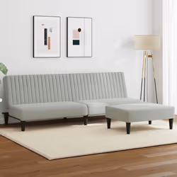 VidaXL 3216280 Ensemble de meubles de salle à manger Gris