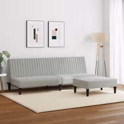 VidaXL 3216280 Ensemble de meubles de salle à manger Gris