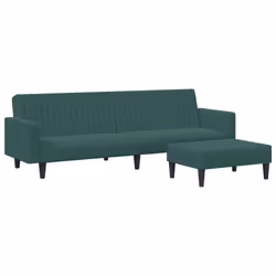 VidaXL 3216282, Vert, mousse, Plastique, Polyester, Bois, 77 cm, 55 cm, 31 cm