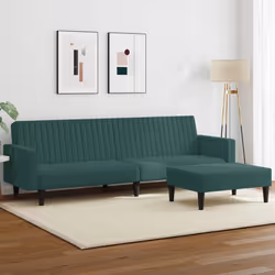 VidaXL 3216282 Ensemble de meubles de salle à manger Vert