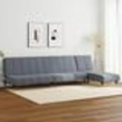 vidaXL Ensemble de canapés 2 pcs gris foncé velours