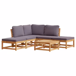 VidaXL 3214306, Gris foncé, Bois d'acacia, 110 kg, Adultes et enfants, 630 mm, 630 mm