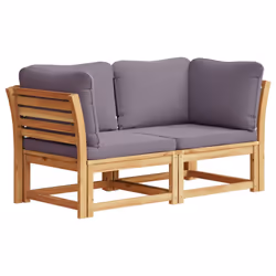VidaXL 3214327, Gris foncé, Bois d'acacia, 110 kg, Adultes et enfants, 630 mm, 630 mm
