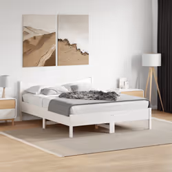 VidaXL 3216364, Blanc, 1655 mm, 2,06 m, 740 mm, 1600 x 2000 mm, 1 pièce(s)