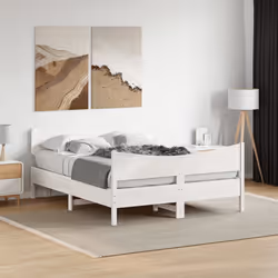 VidaXL 3216376, Blanc, 1655 mm, 2,06 m, 810 mm, 1600 x 2000 mm, 1 pièce(s)
