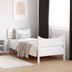 VidaXL 3216388, Blanc, 1055 mm, 2,06 m, 810 mm, 1400 x 2000 mm, 1 pièce(s)