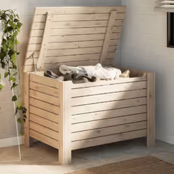 Cette boîte de rangement en bois est une solution de rangement idéale et un excellent supplément décoratif à votre espace de  ...