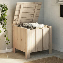 Vidaxl - Boîte de rangement avec couvercle rana bois massif de pin