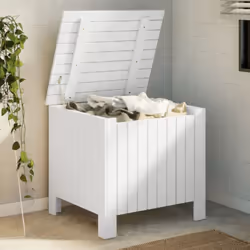 Cette boîte de rangement en bois est une solution de rangement idéale et un excellent supplément décoratif à votre espace de  ...