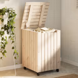 Ce panier à linge en bois vous offre une solution plus pratique pour ranger votre linge sale et avoir une maison bien rangée. ...