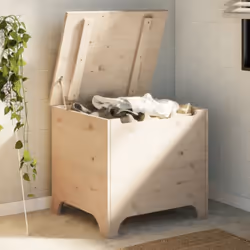 Cette boîte de rangement en bois est une solution de rangement idéale et un excellent supplément décoratif à votre espace de  ...
