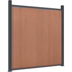 Vidaxl - Panneau de clôture marron 180x186 cm wpc