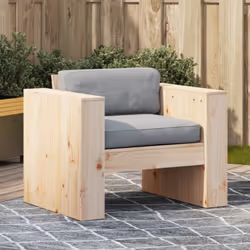Ce canapé de jardin en bois sera un excellent supplément à votre jardin, terrasse ou patio pour discuter en famille et entre  ...