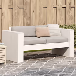 Ce canapé de jardin en bois sera un excellent supplément à votre jardin, terrasse ou patio pour discuter en famille et entre ...