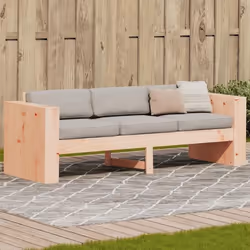 vidaXL Canapé de jardin 3 places 189x60x62 cm bois massif de douglas