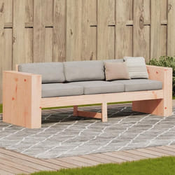 vidaXL Canapé de jardin 3 places 189x60x62 cm bois massif de douglas
