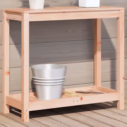 Cette table de rempotage en bois est parfaite pour organiser et présenter vos plantes en pot à la maison, dans un jardin, sur ...