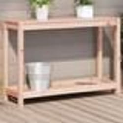 vidaXL Table de rempotage et étagère 108x35x75 cm bois massif douglas