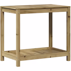 Cette table de rempotage en bois est parfaite pour organiser et présenter vos plantes en pot à la maison, dans un jardin, sur ...