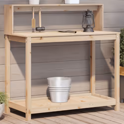 Cette table de rempotage en bois est parfaite pour organiser et présenter vos plantes en pot à la maison, dans un jardin, sur ...