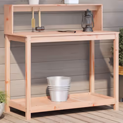 Cette table de rempotage en bois est parfaite pour organiser et présenter vos plantes en pot à la maison, dans un jardin, sur ...
