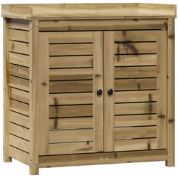 Cette table de rempotage en bois est parfaite pour organiser et présenter vos plantes en pot à la maison, dans un jardin, sur ...