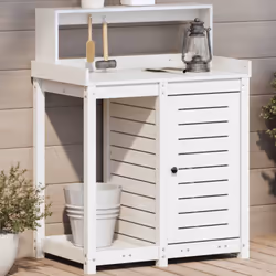 Cette table de rempotage en bois est parfaite pour organiser et présenter vos plantes en pot à la maison, dans un jardin, sur ...