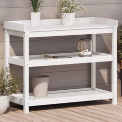 Cette table de rempotage en bois est parfaite pour organiser et présenter vos plantes en pot à la maison, dans un jardin, sur ...