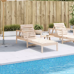 VidaXL 832538 chaise d'extérieur Terrace Siège rembourré Bois de pin