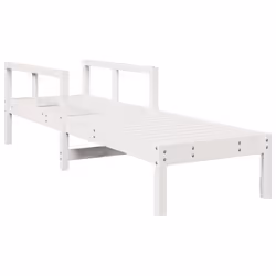 VidaXL 832539, Terrace, Siège rembourré, Bois de pin, Blanc, 80 kg