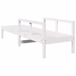 VidaXL 832539 chaise d'extérieur Terrace Siège rembourré Bois de pin Blanc - Vue supplémentaire 6