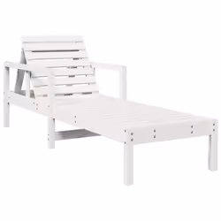VidaXL 832539 chaise d'extérieur Terrace Siège rembourré Bois de pin Blanc - Vue supplémentaire 7