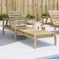 VidaXL 832542 chaise d'extérieur Terrace Siège rembourré Bois de pin