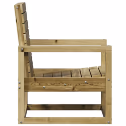 VidaXL 832551 chaise d'extérieur Terrace Siège rembourré Bois de pin - Vue supplémentaire 5