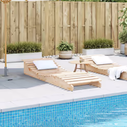 VidaXL 832580 chaise d'extérieur Linge Siège rembourré Bois de pin