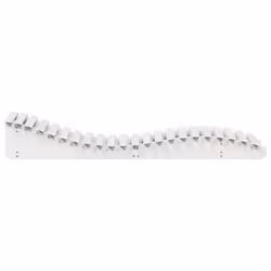 VidaXL 832581 chaise d'extérieur Linge Siège rembourré Bois de pin Blanc - Vue supplémentaire 5